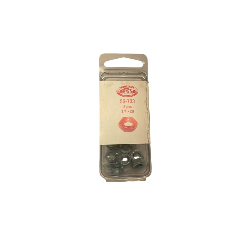 GENO MACHINE SCREW NUT STEEL ZINC (55-733)