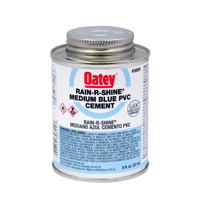 Medium gray RAIN-R-SHINE PVC cement