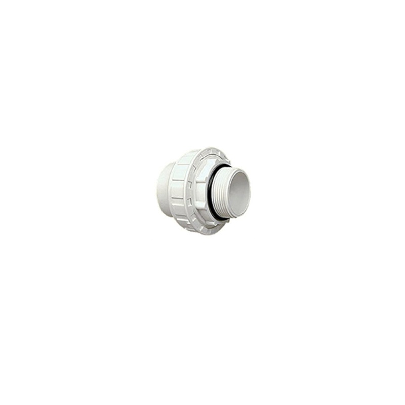 Union 1.5inch slip by mpt with o ring qd