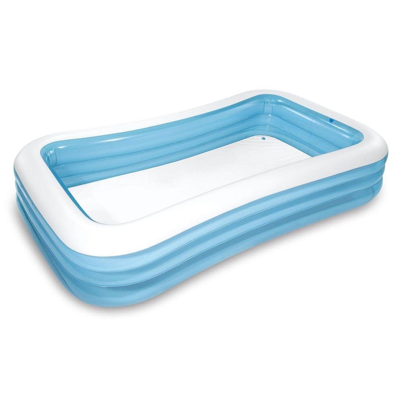 120 in. x 72 in. x 22 in. D Rectangular 15.9 in. D Kiddie Above Ground Pool