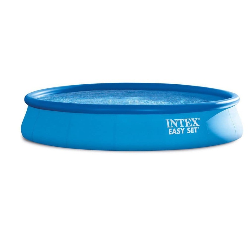 15 ft. x 33 in. Inflatable Swimming Pool with Filter Pump & 15 ft. Pool Cover (2-Pack), Round
