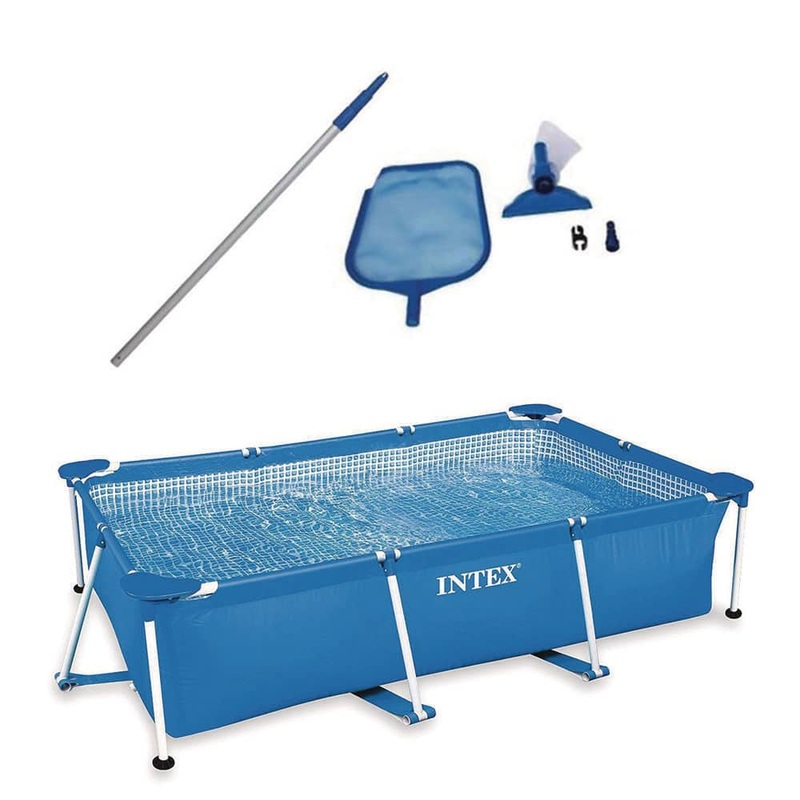 8.5' x 5.3' x 26" Above Ground Swimming Pool & Cleaning Maintenance Kit
