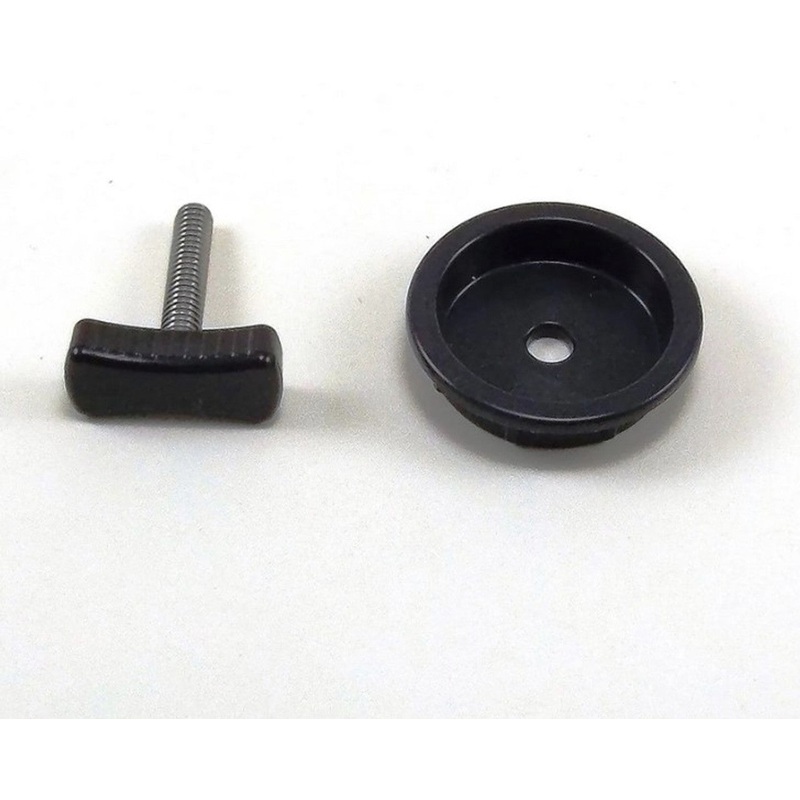 Skirt door latch and niche