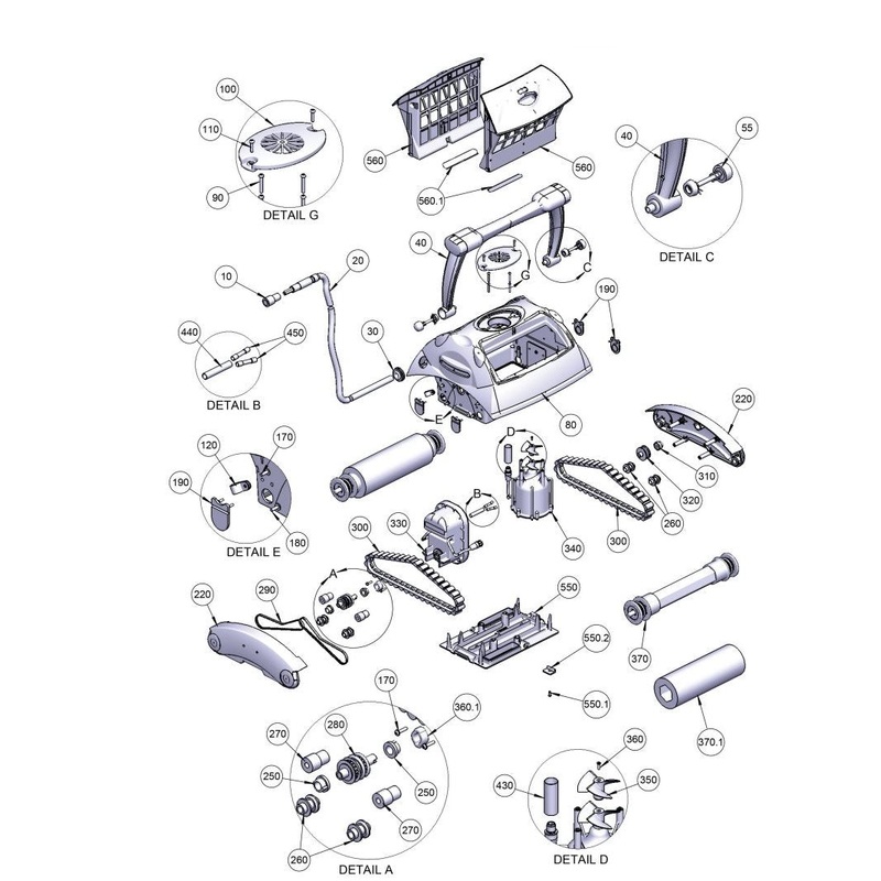 RTX Robotic Pool Cleaner - Spare Part, Bushing for lower casing