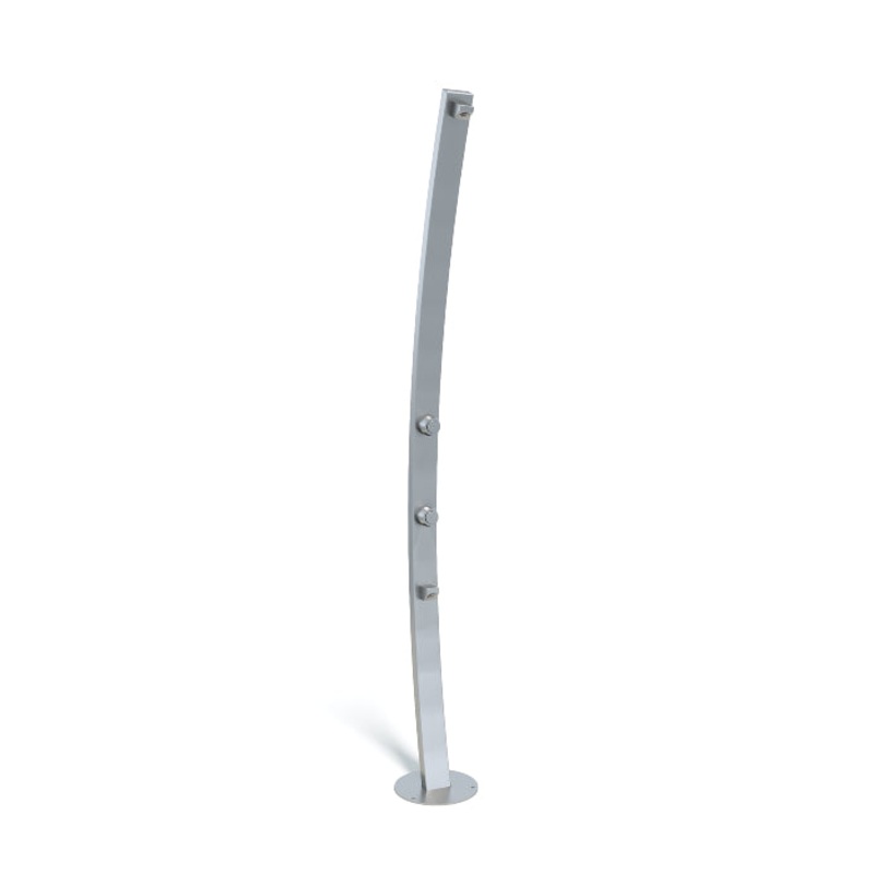 Rainware Outdoor Shower - Beach Aquiline + FW 5007 Single Shower & Footwash - Time Flow