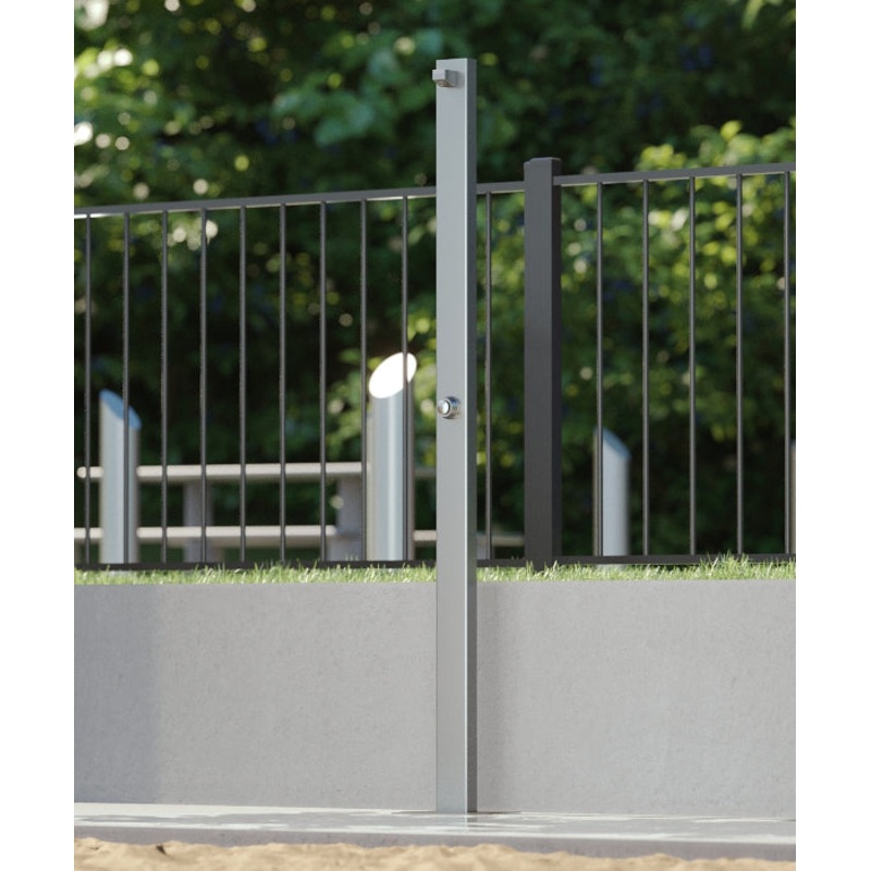 Rainware Outdoor Shower - Beach Slim 5000 - Single Shower - Time Flow