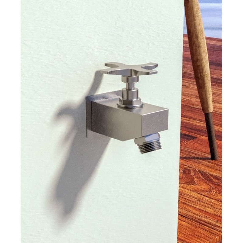 Rainware Outdoor Shower - Miami Footwash Tap 8103 - Footwash Tap SS316