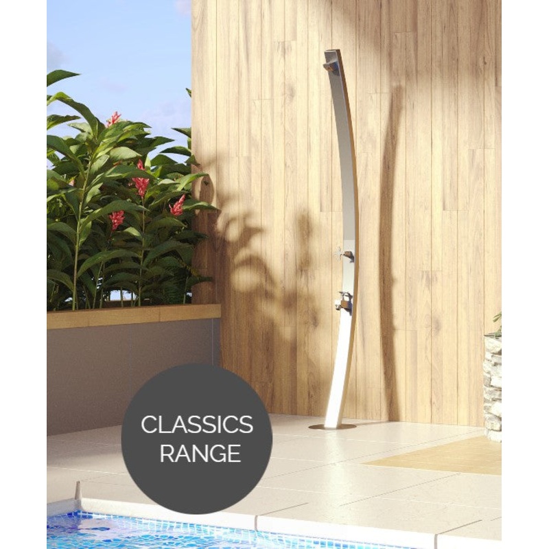Rainware Outdoor Shower - Noosa 3003 - Cold Shower + Cold Footwash - Freestanding