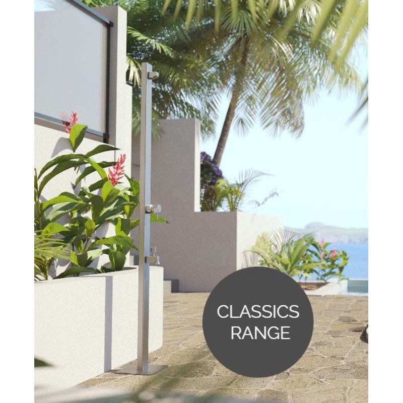 Rainware Outdoor Shower - Suncoast Premium 4505 - Hot & Cold Shower + Cold Footwash