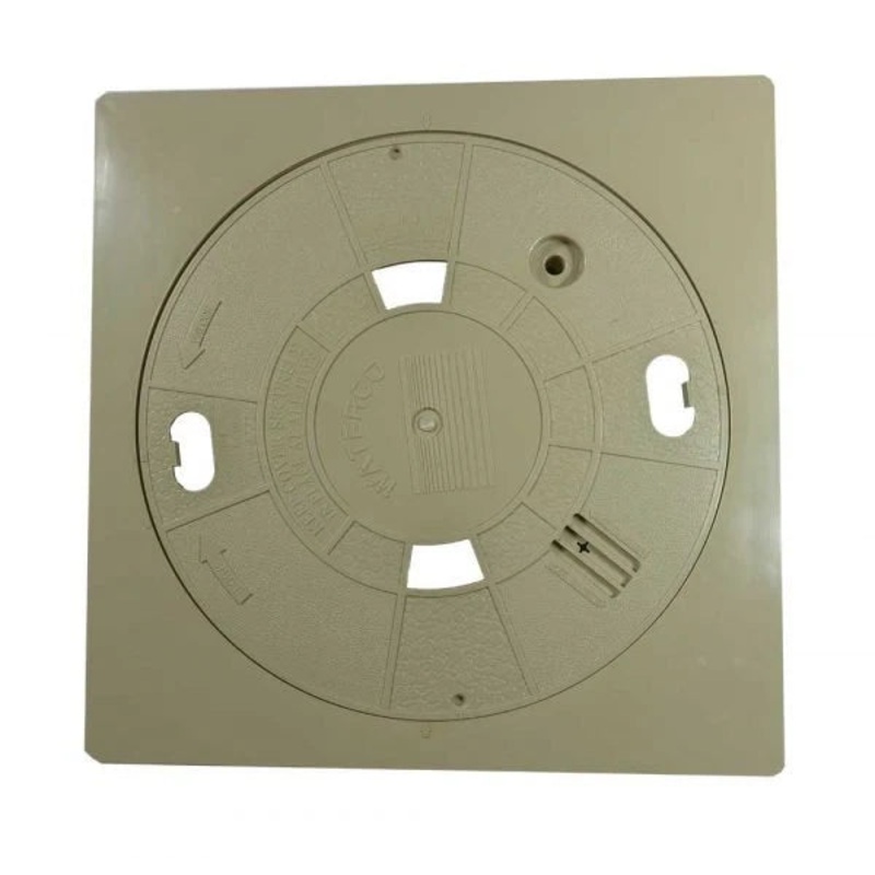 Waterco Supa Skimmer S75 MK2 Deck Lid & Dress Ring Square - Sandstone - 6241801