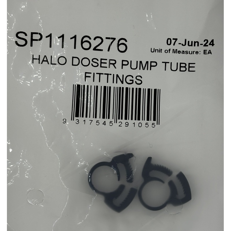 ACID / CHLORINE DOSER PUMP TUBE FITTINGS