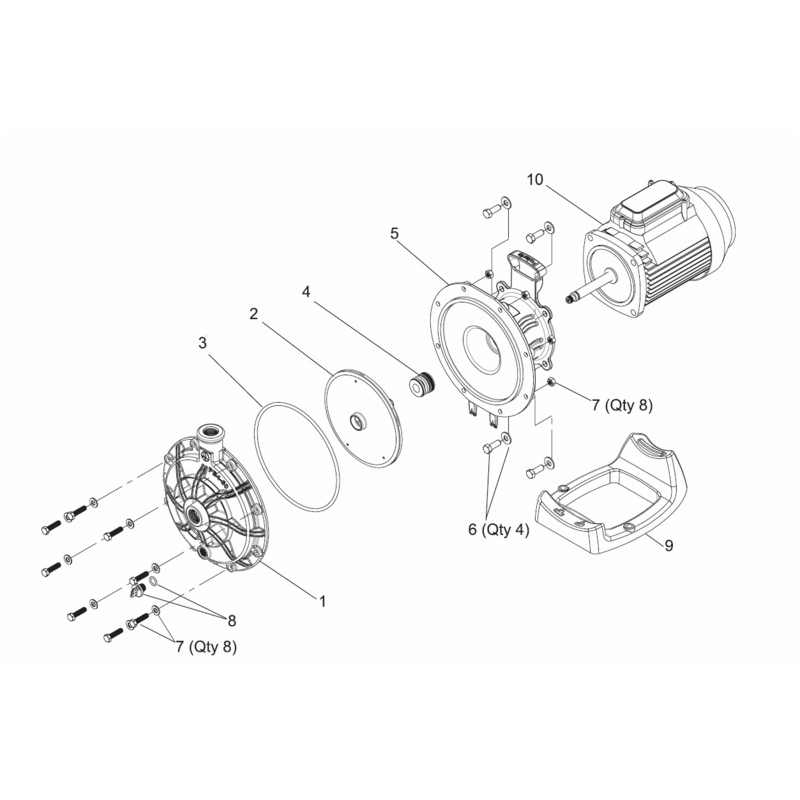 Seal Plate Bracket for Polaris PB4-50 Pump (2012-Present)