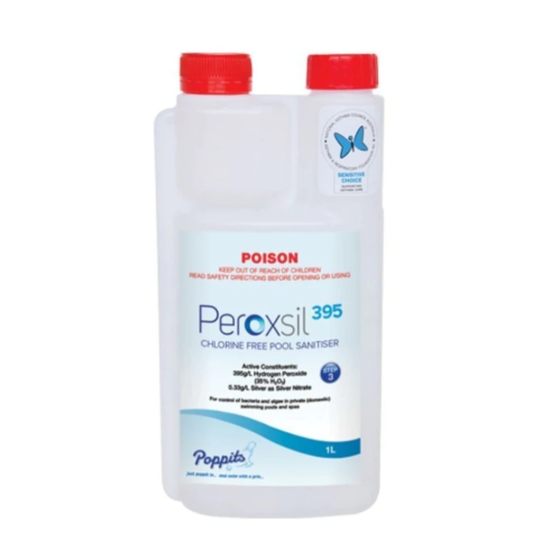 Poppits Peroxsil 395 Chlorine Free Sanitiser - 1L
