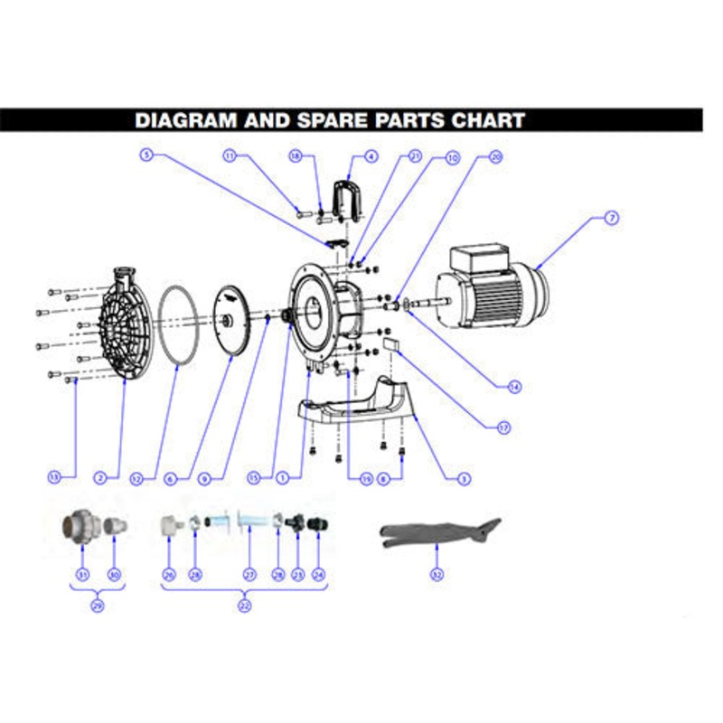 Jetvac Aqua-Boost Booster Pump Parts