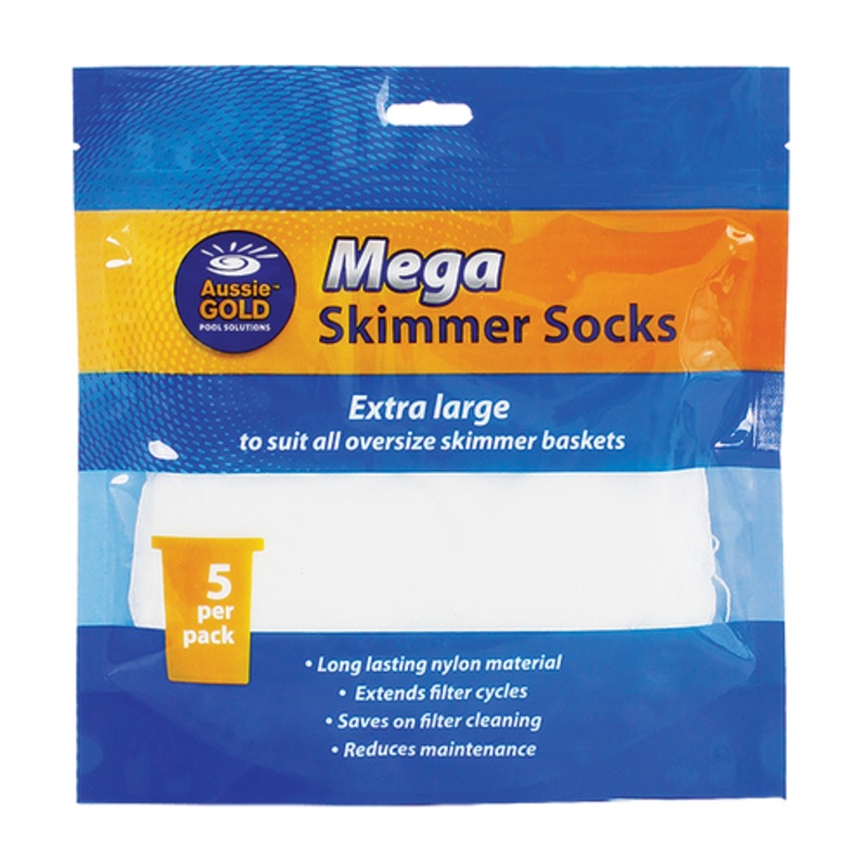 Aussie Gold Skimmer Socks Mega XL PK5
