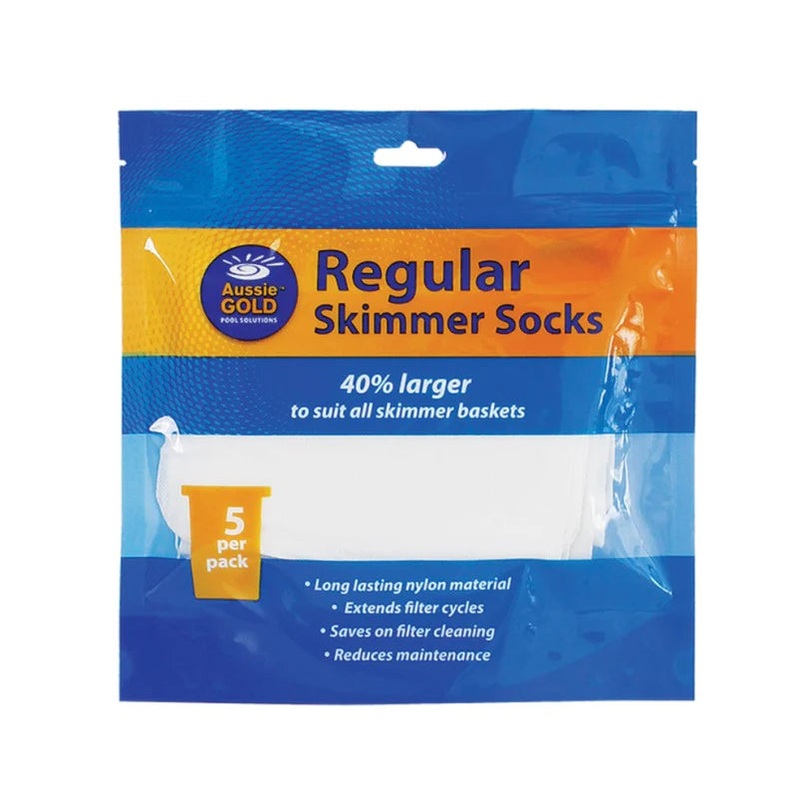 Aussie Gold Skimmer Socks Regular Pack 5
