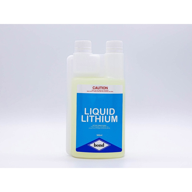 Bond Liquid Lithium - Lithium Hypochlorite Sanitiser