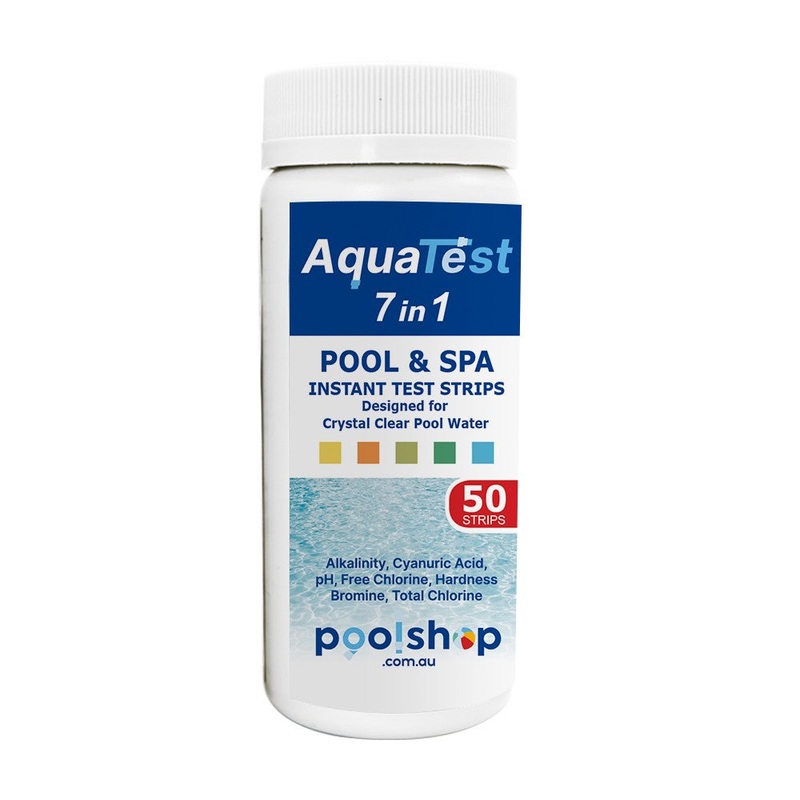 Test Strips 7 in 1  50 pack - Includes Bromine