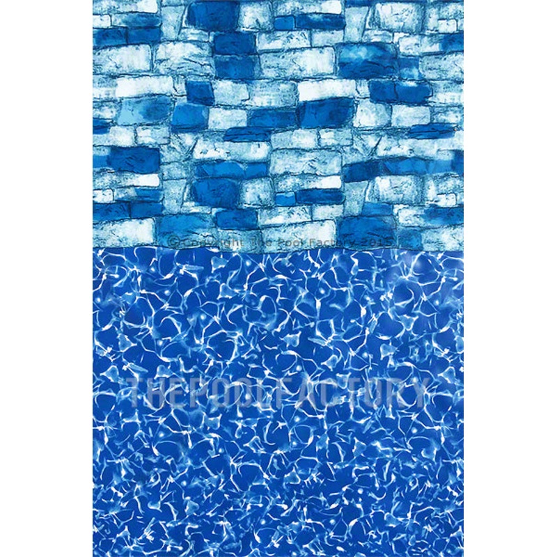 12' Round Overlap Bluestone Liner - 30 Gauge