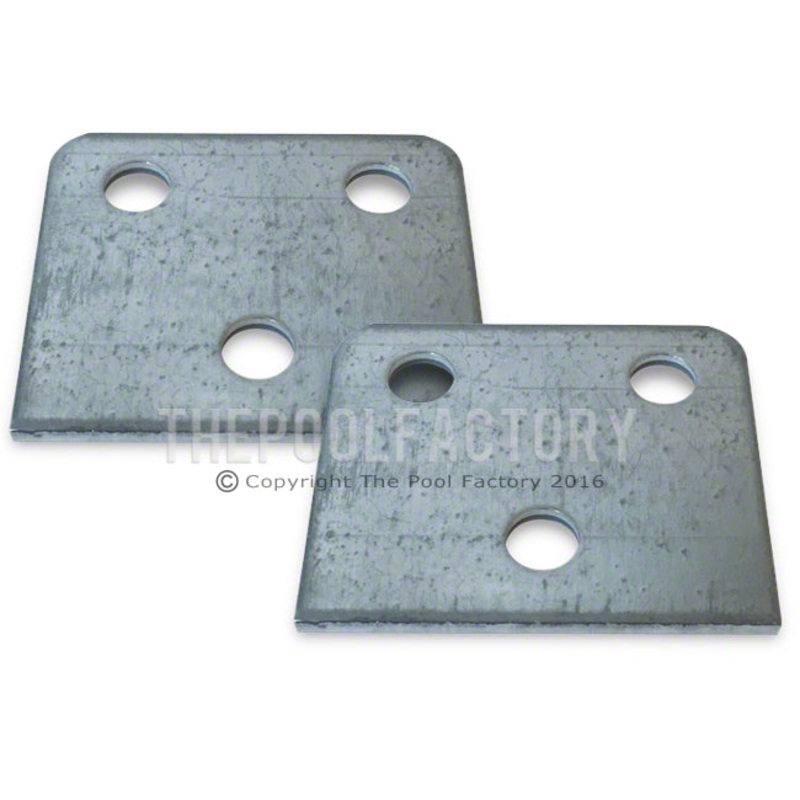 3-Hole Square Washers for Oval Wilbar & Saltwater Series Pool Models - Set of 2