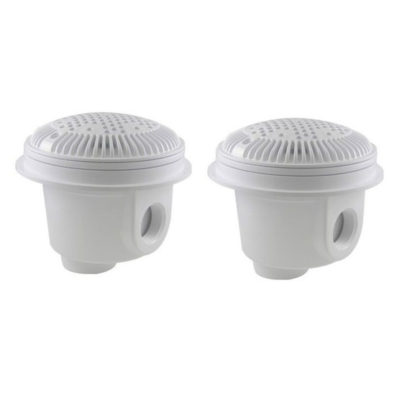 Hayward Vinyl/Fiberglass Main Drain WG1048AVPAK2 1.5" (2-Pack)