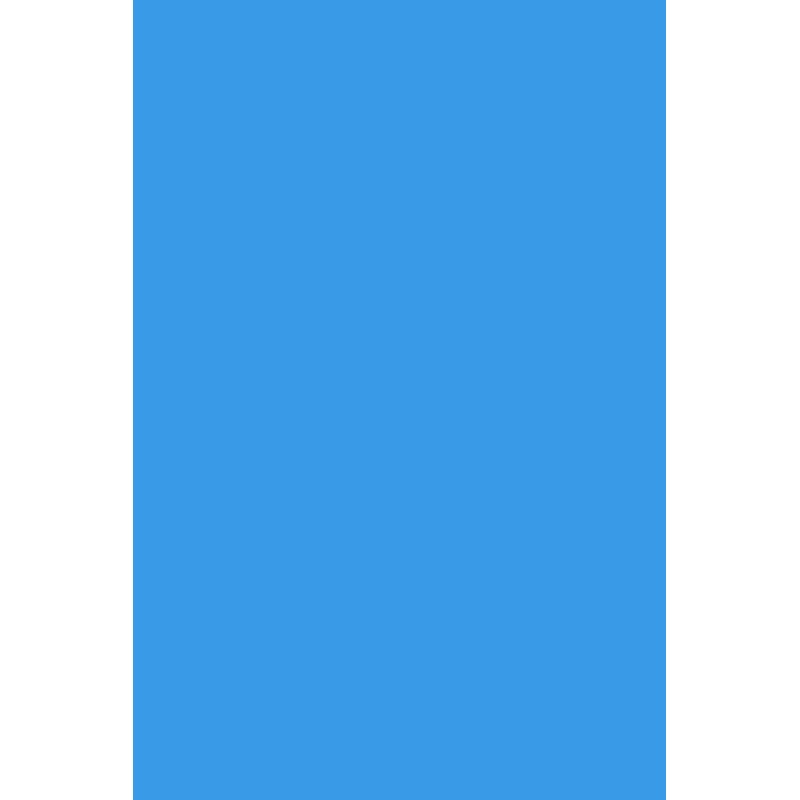 10' Round Overlap Blue Liner - 30 Gauge