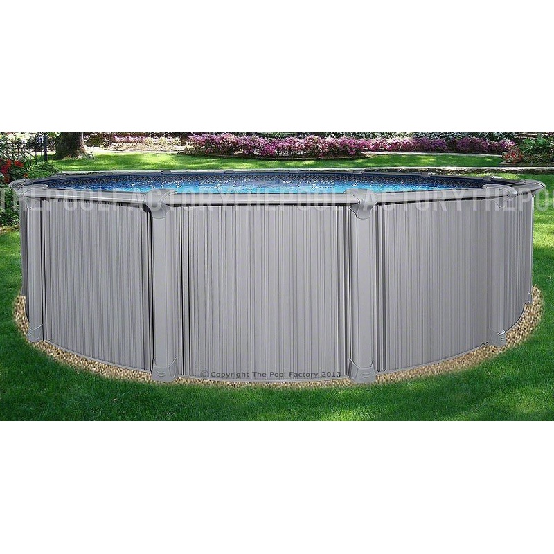 15'x54" Intrepid - Extruded Aluminum Round Pool With Interlocking Wall