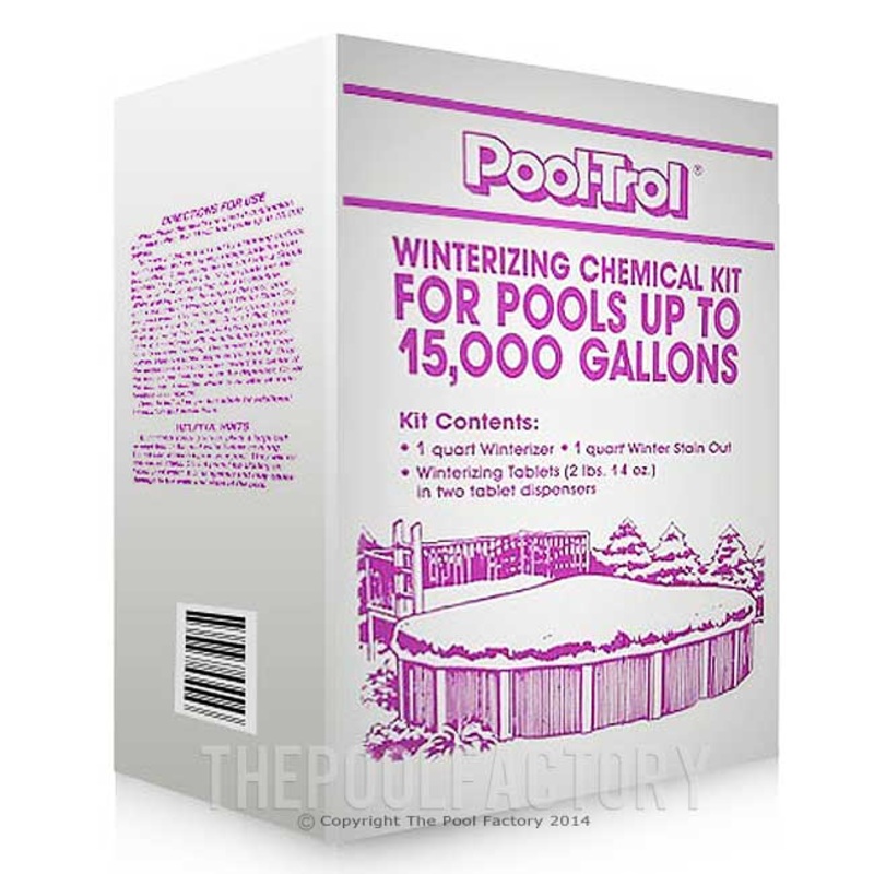 Pool-Trol Winterizing Kit for Pools up to 15,000 Gallons