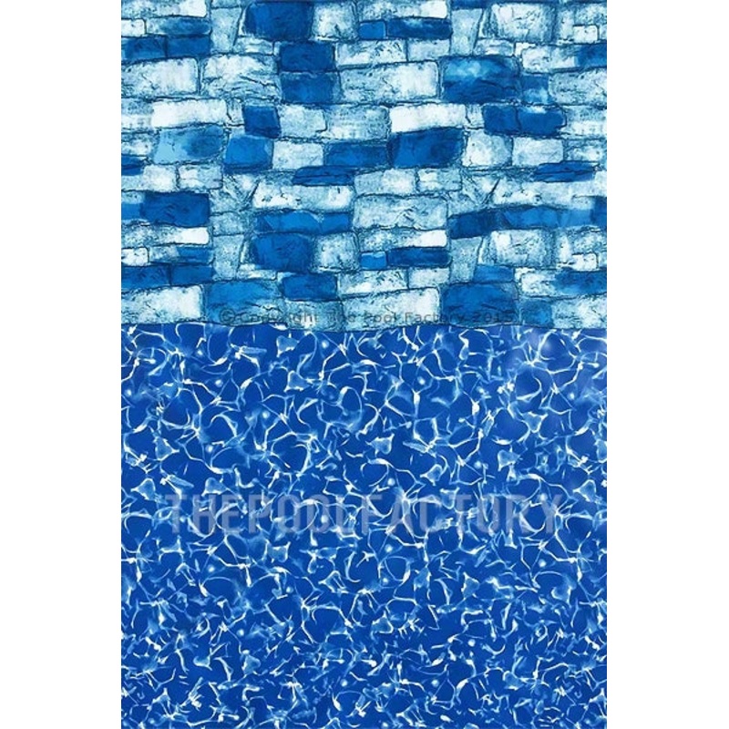10'x18' Oval Overlap Bluestone Liner - 30 Gauge