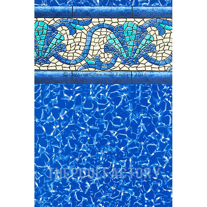 12'x18'x54" Oval Uni-Bead Beach Haven Liner - 40 Gauge