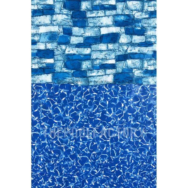 33' Round Overlap Bluestone Liner - 30 Gauge