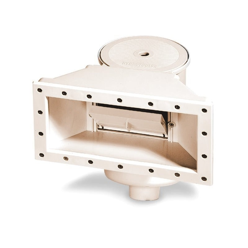 Hydrotools Wide-Mouth Above Ground Thru-Wall Skimmer & Return Fitting - White