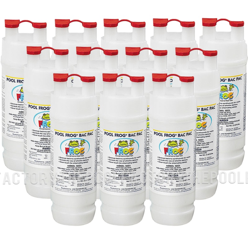 Pool Frog Chlorine Bac Pac - Model 5051 - 12 Pack