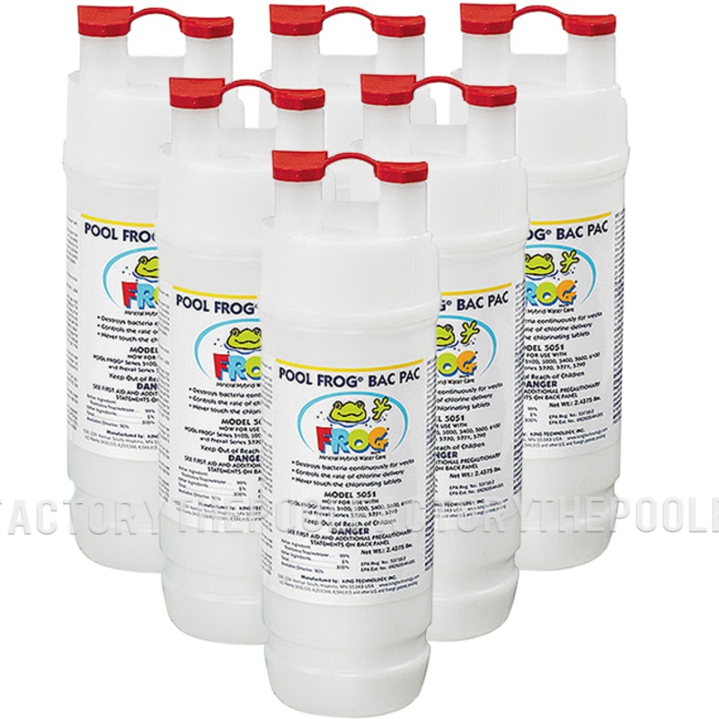 Pool Frog Chlorine Bac Pac - Model 5051 - 6 Pack