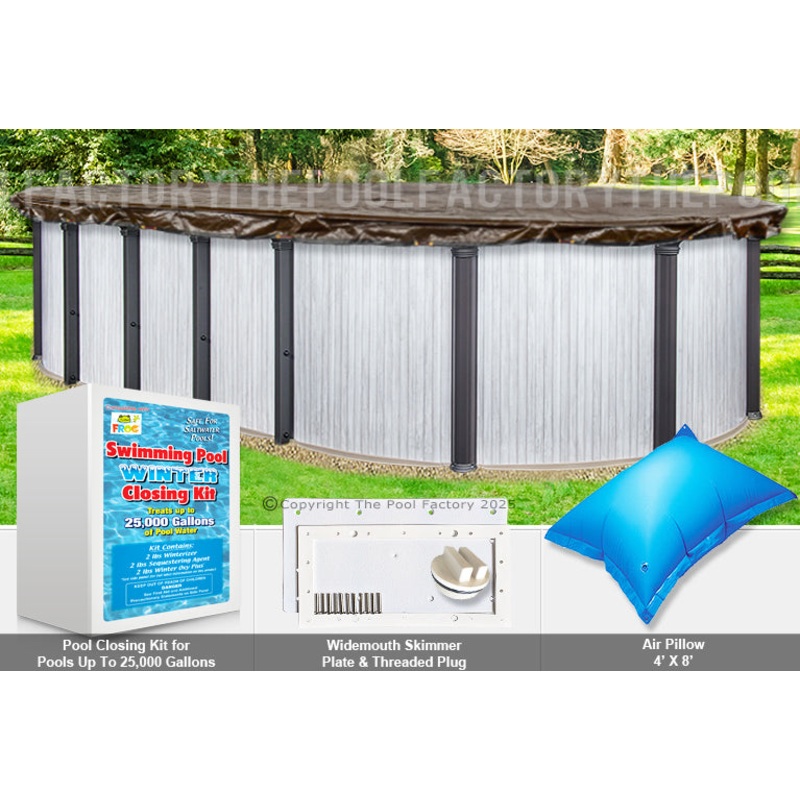 10'x16' Oval Super Heavy XXtreme Closing Package (WideMouth Plate)