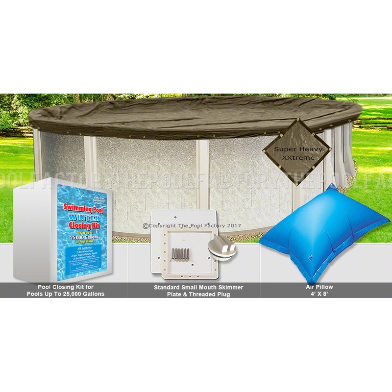 10'x18' Oval Super Heavy XXtreme Closing Package (Small Mouth Plate)