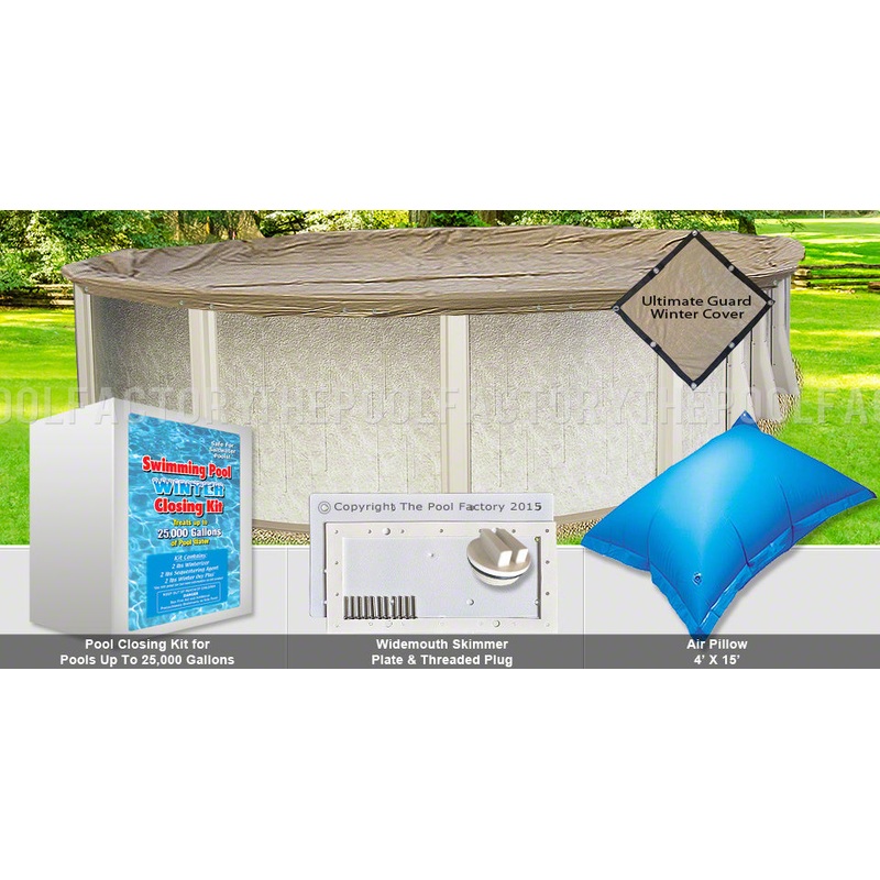 18'x33' Oval Ultimate Closing Package (WideMouth Plate)