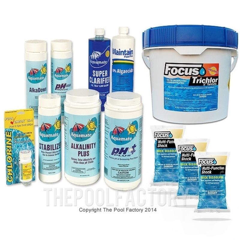 Deluxe Chemical Package #1 (10LB. 3" Chlorine Tablets)