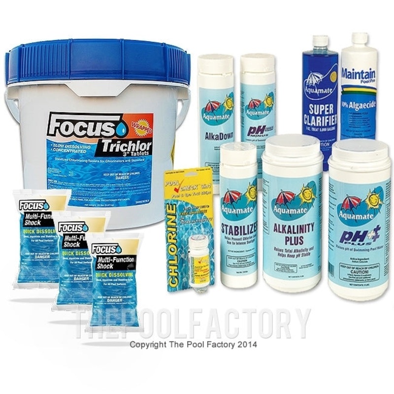 Deluxe Chemical Package #2 (20LB. 3" Chlorine Tablets)