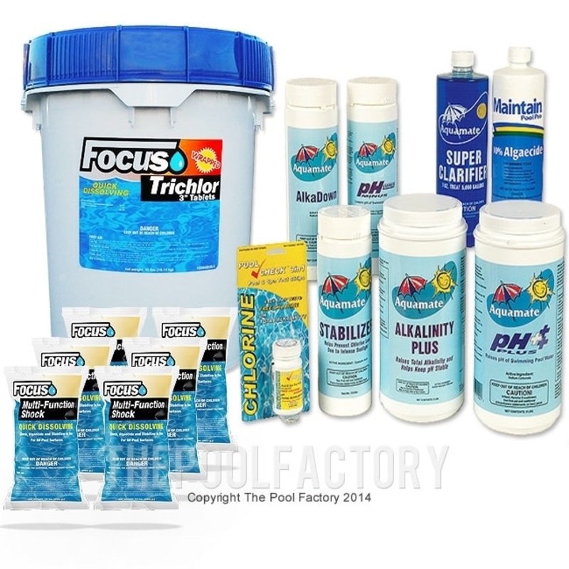 Deluxe Chemical Package #3 (40LB. 3" Chlorine Tablets)
