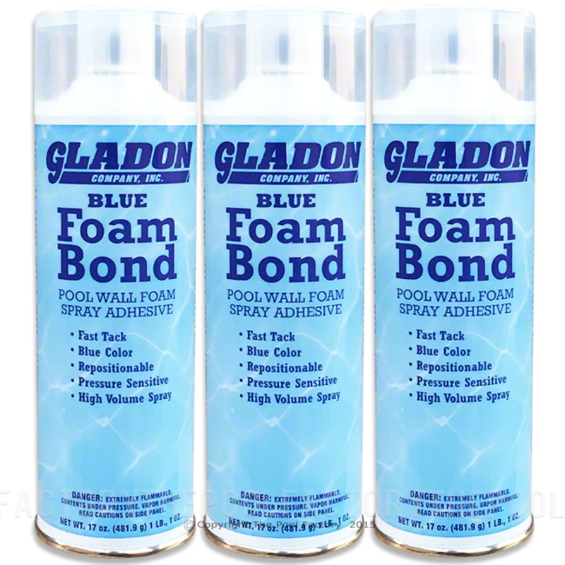 Gladon Foam Bond Spray Adhesive for Wall Foam - 3 Pack