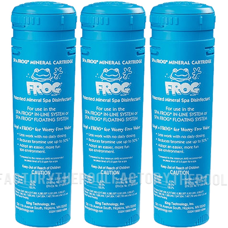 Spa Frog Serene Mineral Cartridge 3-Pack 01-14-3812