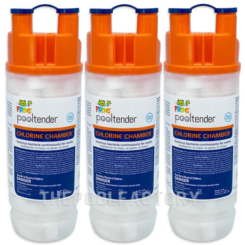 Frog Pool Tender Chlorine Chamber - 3 Pack
