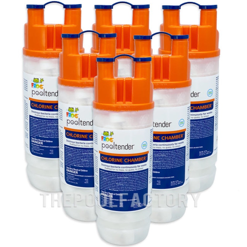 Frog Pool Tender Chlorine Chamber - 6 Pack