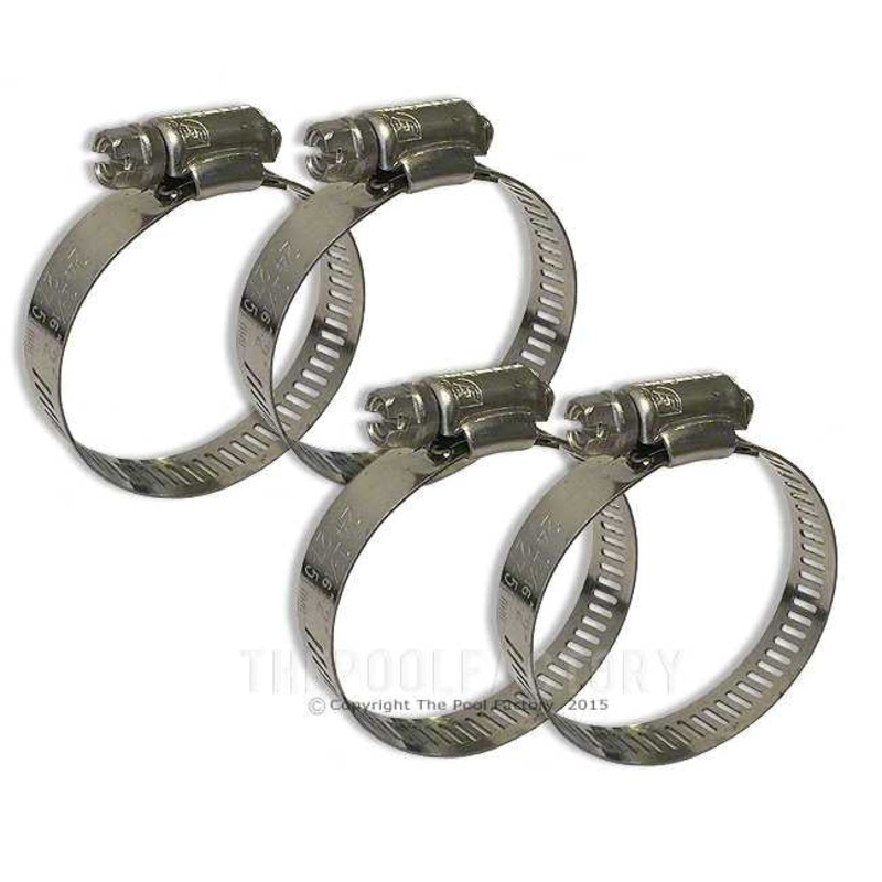 Stainless Steel Clamps - 4 Pack