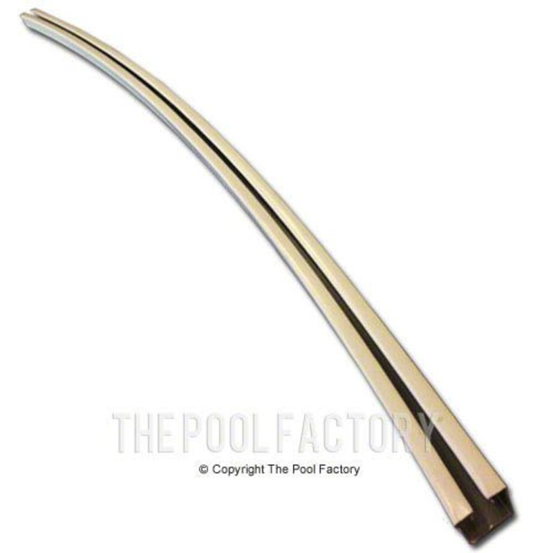 Bottom Track/Rail for Transition/Corner of 8'X12' & 8'X15' Signature RTL & Heritage RTL Pool Models (27 1/4")
