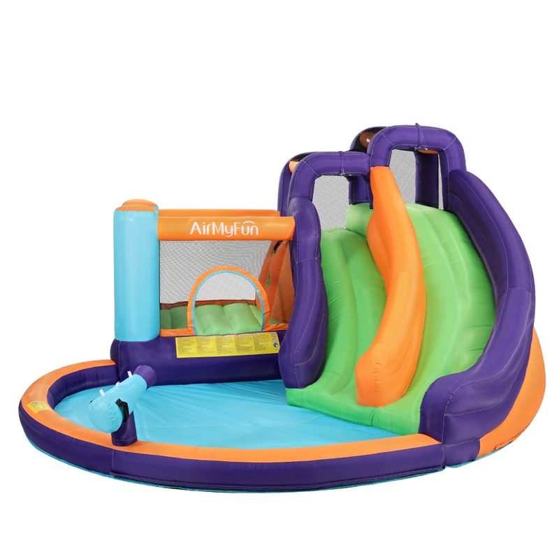 AirMyFun Inflatable Water Slide / Water Park - Double Slide