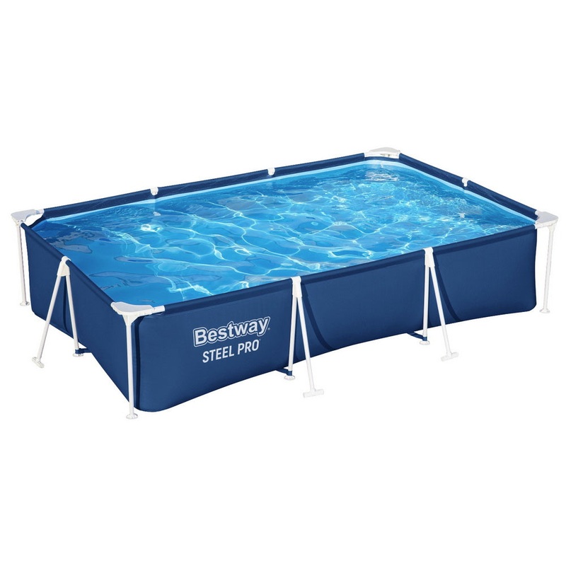 Bestway Above Ground Swimming Pool Steel Frame Above Ground Pools (300x201x66cm - 3300L)
