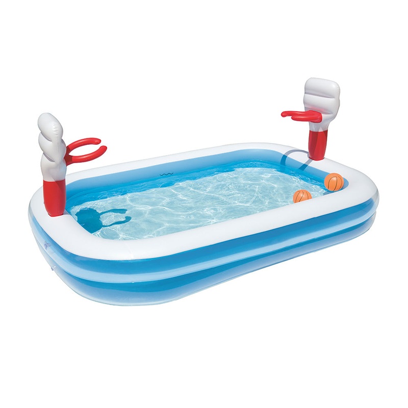 Bestway Inflatable Play Pool with Basketball Hoop