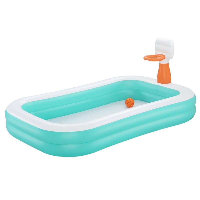Bestway Kids Inflatable Pool - with Basketball Hoop - 251x168cm